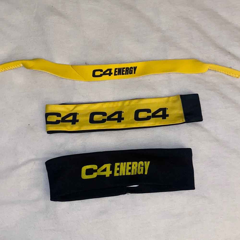 C4 energy drink headbands